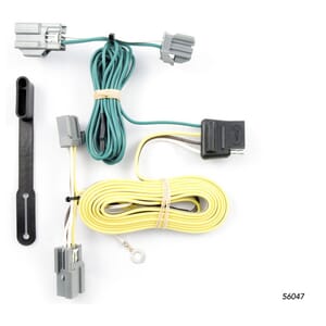 Curt Custom Wiring, 4-Way Flat Output, Select Buick Lucerne, Ford Fiesta Sedan - 56047