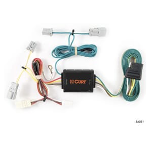 Curt Custom Wiring Harness, 4-Way Flat Output, Select Honda Civic Coupe - 56051