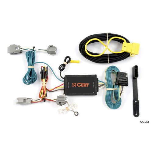 Curt Custom Wiring, 4-Way Flat Output, Select Lincoln MKS, Ford Fiesta Hatchback - 56064