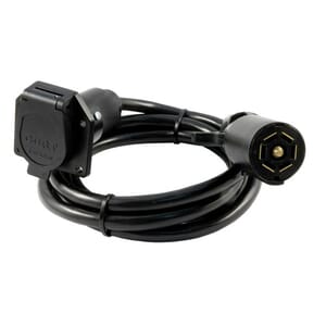 Curt 7' 7-Way RV Blade Extension Harness (Routes to Truck Bed) - 56080