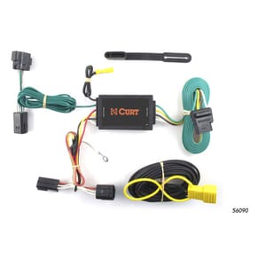 Curt Custom Wiring Harness, 4-Way Flat Output, Select Ford Transit Connect - 56090