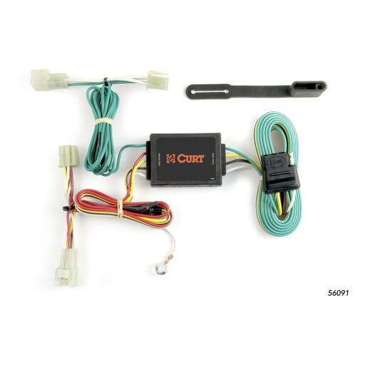 Curt Custom Wiring Harness, 4-Way Flat Output, Select Subaru Legacy sedan - 56091