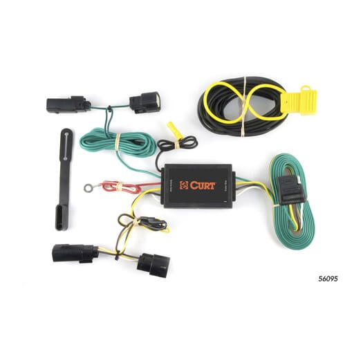 Curt Custom Wiring Harness, 4-Way Flat Output, Select Lincoln MKT - 56095