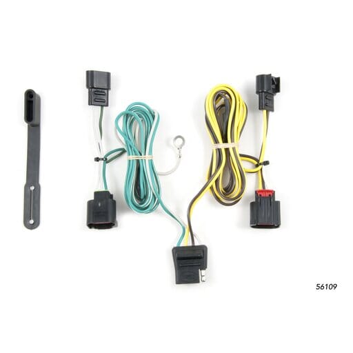 Curt Custom Wiring Harness, 4-Way Flat, Select Dodge Journey without LED Lights - 56109