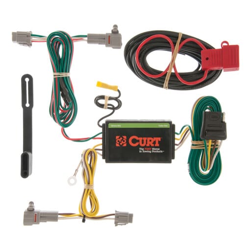 Curt Custom Wiring Harness, 4-Way Flat Output, Select Subaru Impreza Hatchback - 56111