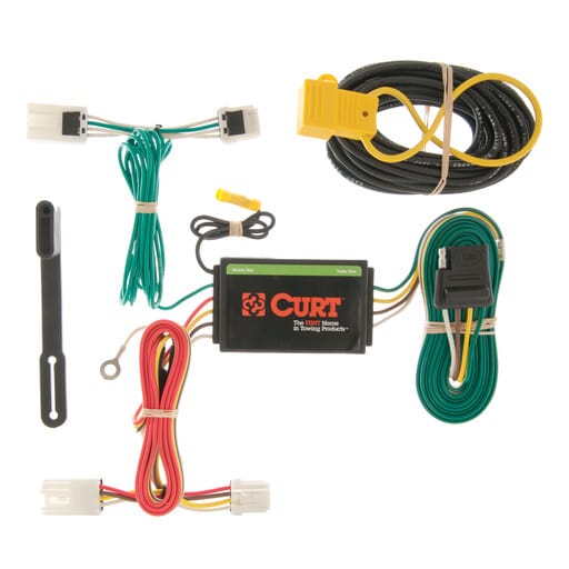 Curt Custom Wiring, 4-Way Flat Output, Select Mitsubishi RVR, Outlander Sport, Lancer - 56127