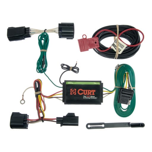 Curt Custom Wiring Harness, 4-Way Flat Output, Select Ford Focus Hatchback - 56140