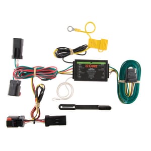 Curt Custom Wiring Harness, 4-Way Flat Output, Select Chrysler 300 - 56145