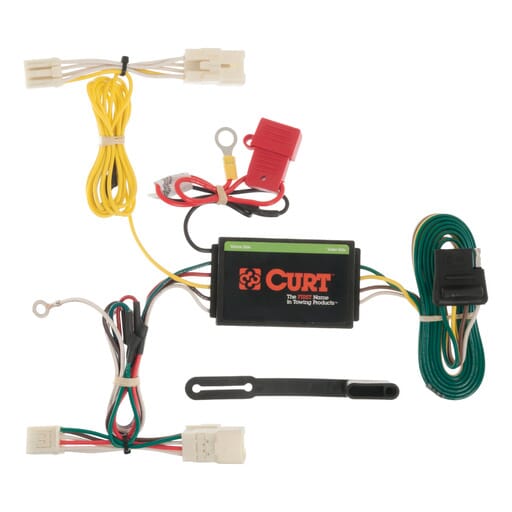 Curt Custom Wiring Harness, 4-Way Flat Output, Select Toyota Prius V - 56156