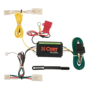 Curt Custom Wiring Harness, 4-Way Flat Output, Select Toyota Prius V - 56156