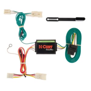 Curt Custom Wiring Harness, 4-Way Flat Output, Select Kia Rio Sedan - 56157