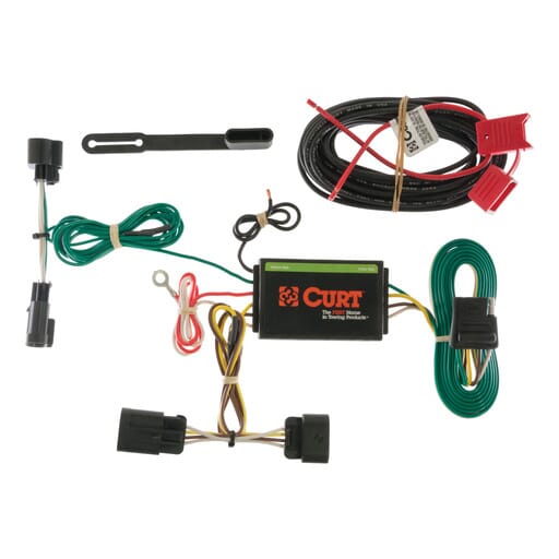 Curt Custom Wiring Harness, 4-Way Flat Output, Select Cadillac ATS - 56180