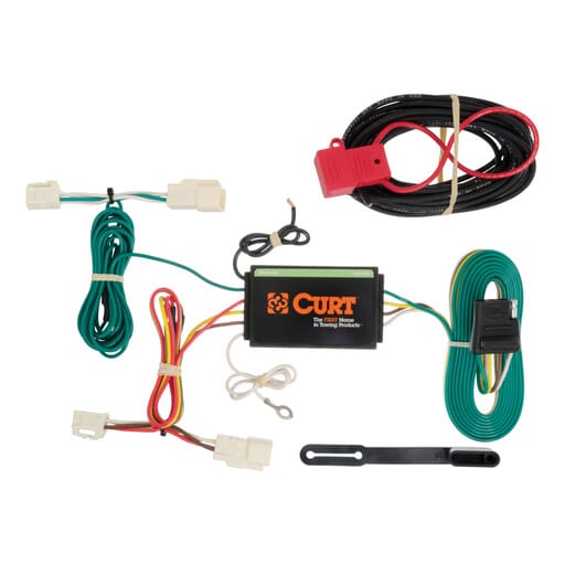Curt Custom Wiring Harness, 4-Way Flat Output, Select Mitsubishi Outlander - 56189