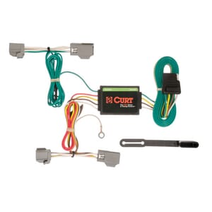 Curt Custom Wiring Harness, 4-Way Flat Output, Select Ford Fiesta Hatchback - 56191