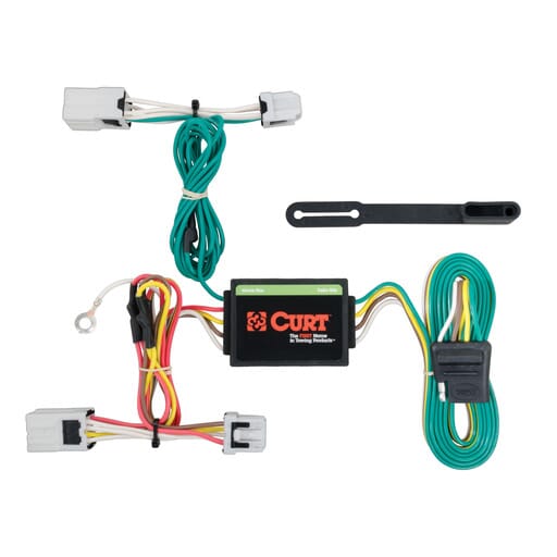 Curt Custom Wiring Harness, 4-Way Flat Output, Select Nissan Versa Note - 56206