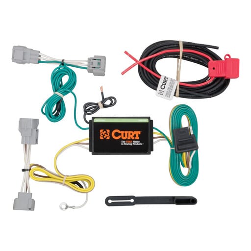 Curt Custom Wiring Harness, 4-Way Flat Output, Select Jeep Cherokee - 56208