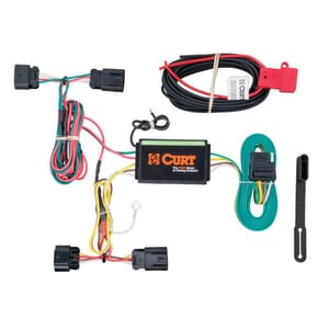 Curt Custom Wiring Harness, 4-Way Flat Output, Select Chrysler 200, Dodge Avenger - 56211