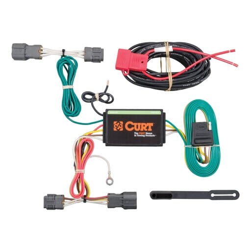 Curt Custom Wiring Harness, 4-Way Flat Output, Select Kia Rondo, Soul - 56220