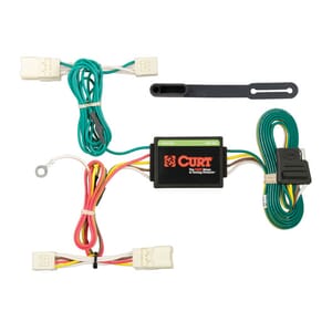 Curt Custom Wiring Harness, 4-Way Flat Output, Select Mitsubishi Mirage, G4 - 56223