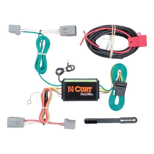 Curt Custom Wiring Harness, 4-Way Flat Output, Select Volvo S60, Cross Country - 56224