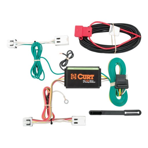 Curt Custom Wiring Harness, 4-Way Flat Output, Select Nissan Leaf - 56227