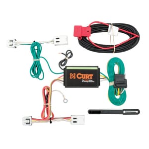 Curt Custom Wiring Harness, 4-Way Flat Output, Select Nissan Leaf - 56227