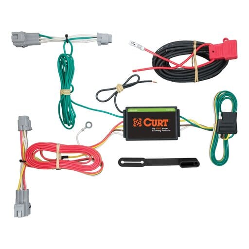 Curt Custom Wiring Harness, 4-Way Flat Output, Select Subaru Crosstrek, XV Hybrid - 56243