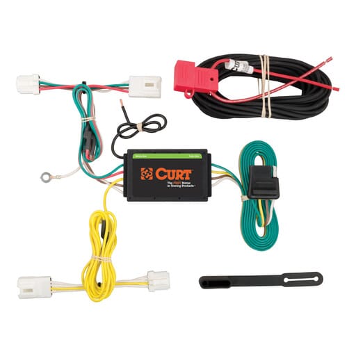 Curt Custom Wiring Harness, 4-Way Flat Output, Select Infiniti Q50 - 56248