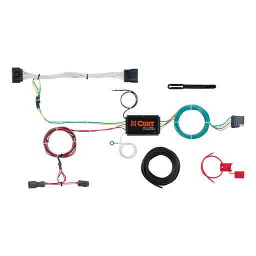 Curt Custom Wiring Harness, 4-Way Flat Output, Select Kia Sportage - 56251