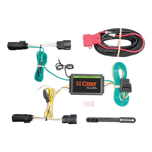 Curt Custom Wiring Harness, 4-Way Flat Output, Select Lincoln MKZ - 56258