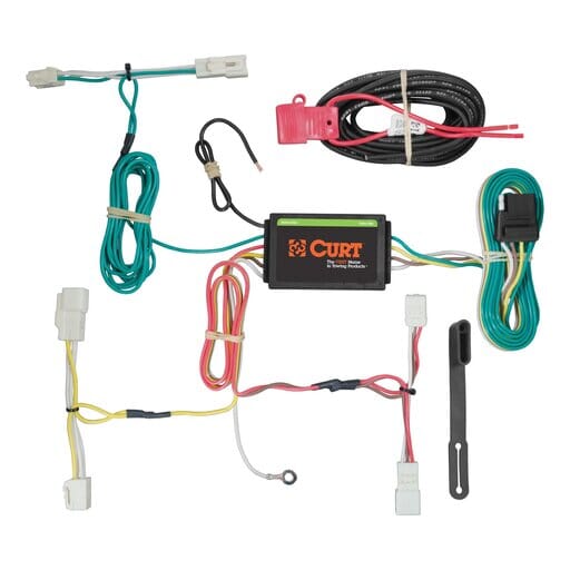 Curt Custom Wiring Harness, 4-Way Flat Output, Select Toyota Sienna - 56261