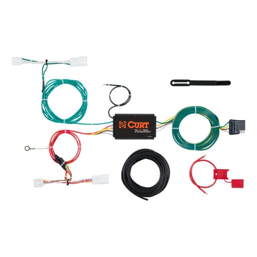 Curt Custom Wiring Harness, 4-Way Flat Output, Select Lexus NX200t, NX300, NX300h - 56268