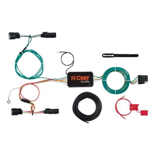 Curt Custom Wiring Harness, 4-Way Flat Output, Select Ford Focus Hatchback - 56273