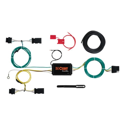 Curt Custom Wiring Harness, 4-Way Flat Output, Select Jeep Renegade - 56274