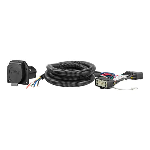 Curt Custom Wiring Harness, 7-Way RV Blade Output, Select Ford Explorer - 56278