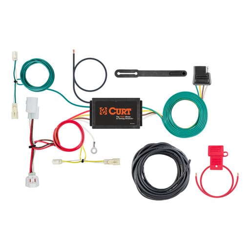 Curt Custom Wiring Harness, 4-Way Flat Output, Select Mazda 6 - 56280