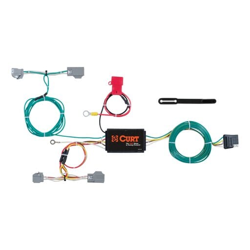 Curt Custom Wiring Harness, 4-Way Flat Output, Select Volvo XC90 - 56285