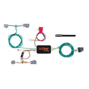 Curt Custom Wiring Harness, 4-Way Flat Output, Select Volvo XC90 - 56285