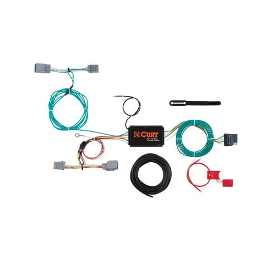 Curt Custom Wiring Harness, 4-Way Flat Output, Select Volvo V60 - 56287