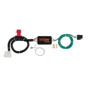 Curt Custom Wiring Connector, 4-Way Flat Output, Select Honda Pilot, Passport - 56291