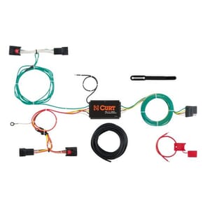 Curt Custom Wiring Harness, 4-Way Flat Output, Select Land Rover Discovery Sport - 56297
