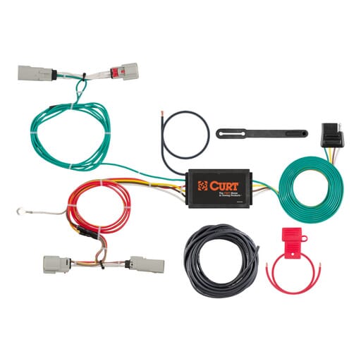 Curt Custom Wiring Harness, 4-Way Flat Output, Select Lincoln MKX - 56298