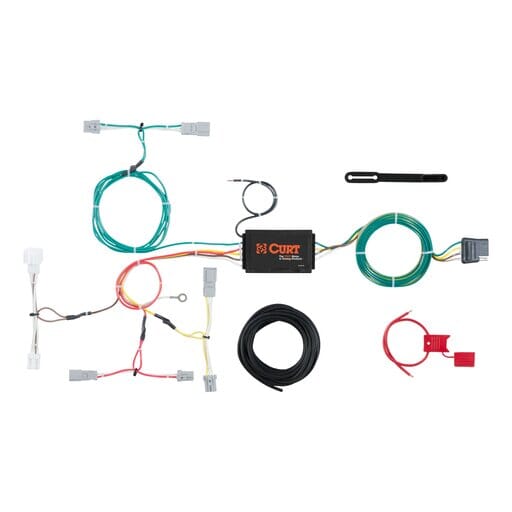 Curt Custom Wiring Harness, 4-Way Flat Output, Select Honda Accord Sedan - 56299
