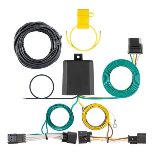 Curt Custom Wiring Harness, 4-Way Flat, Select Chevrolet Sonic with Tow Package - 56303