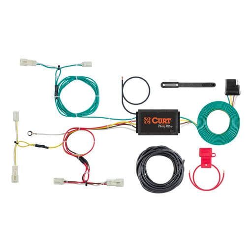 Curt Custom Wiring Harness, 4-Way Flat Output, Select Scion iA - 56311