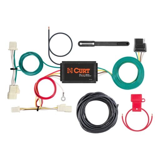 Curt Custom Wiring Harness, 4-Way Flat Output, Select Hyundai Elantra Sedan Limited - 56316