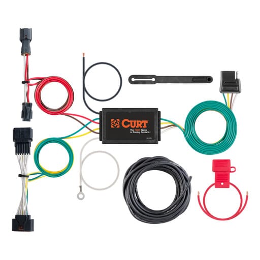 Curt Custom Wiring Harness, 4-Way Flat Output, Select Kia Sportage - 56321