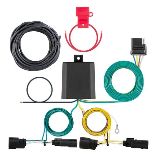 Curt Custom Wiring Harness, 4-Way Flat, Select Pacifica, Voyager with LED Taillights - 56322