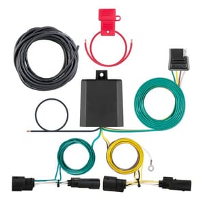 Curt Custom Wiring Harness, 4-Way Flat Output, Select Ford Transit-150, 250, 350, HD - 56327