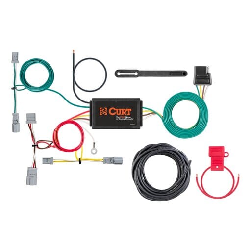 Curt Custom Wiring Harness, 4-Way Flat Output, Select Honda Civic - 56341